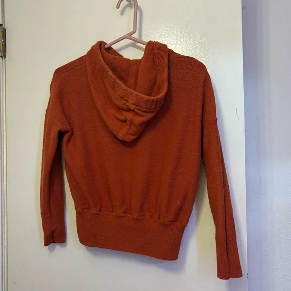 Madewell Terracotta Knit Hoodie - Picture 3 of 3